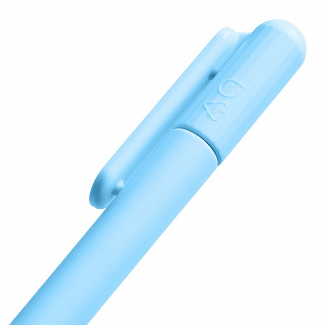 Ручка шариковая Prodir DS6S TMM, голубая с логотипом в Астрахани заказать по выгодной цене в кибермаркете AvroraStore