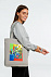 Холщовая сумка Artist Bear, серая с логотипом в Астрахани заказать по выгодной цене в кибермаркете AvroraStore