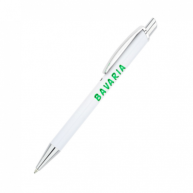 Ручка металлическая Bright - Зеленый FF с логотипом в Астрахани заказать по выгодной цене в кибермаркете AvroraStore