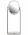 Настольная лампа с зеркалом и беспроводной зарядкой Tyro, белая с логотипом в Астрахани заказать по выгодной цене в кибермаркете AvroraStore