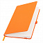 Бизнес-блокнот А5 FLIPPY, оранжевый, твердая обложка, в линейку с логотипом в Астрахани заказать по выгодной цене в кибермаркете AvroraStore
