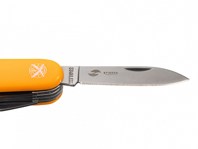 Нож перочинный, 89 мм, 15 функций с логотипом в Астрахани заказать по выгодной цене в кибермаркете AvroraStore