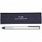 Ручка шариковая PF One, серебристая с синим с логотипом в Астрахани заказать по выгодной цене в кибермаркете AvroraStore