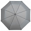 Зонт складной Hard Work, серый с логотипом в Астрахани заказать по выгодной цене в кибермаркете AvroraStore
