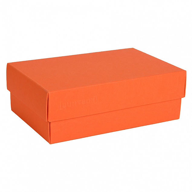 Коробка картонная, "COLOR" 11,5*6*17 см; оранжевый с логотипом в Астрахани заказать по выгодной цене в кибермаркете AvroraStore