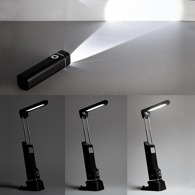Складная лампа-фонарь "Smart LED" с логотипом в Астрахани заказать по выгодной цене в кибермаркете AvroraStore