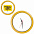 Часы настенные "ПРОМО" разборные ; оранжевый,  D28,5 см; пластик с логотипом в Астрахани заказать по выгодной цене в кибермаркете AvroraStore