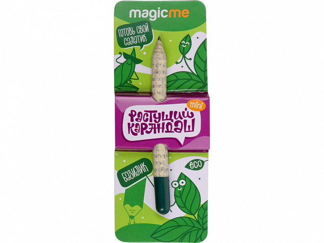 «Растущий карандаш» mini с семенами базилика с логотипом в Астрахани заказать по выгодной цене в кибермаркете AvroraStore