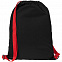 Рюкзак Nock, черный с красной стропой с логотипом в Астрахани заказать по выгодной цене в кибермаркете AvroraStore