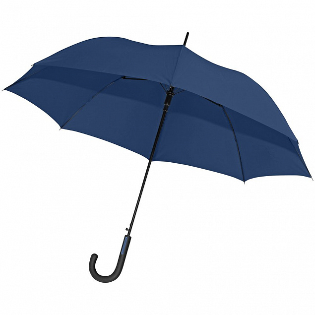 Зонт-трость Glasgow, темно-синий с логотипом в Астрахани заказать по выгодной цене в кибермаркете AvroraStore