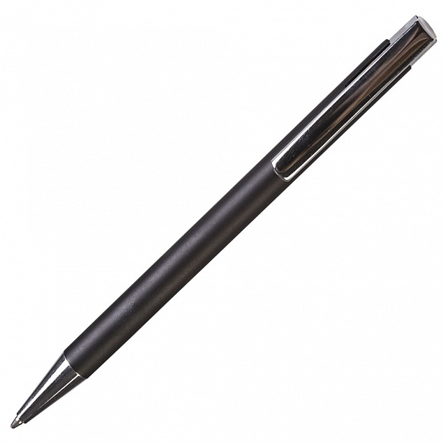 Ручка шариковая Stork, черная с логотипом в Астрахани заказать по выгодной цене в кибермаркете AvroraStore