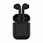 Наушники беспроводные с зарядным боксом TWS AIR SOFT, цвет черный  с логотипом в Астрахани заказать по выгодной цене в кибермаркете AvroraStore