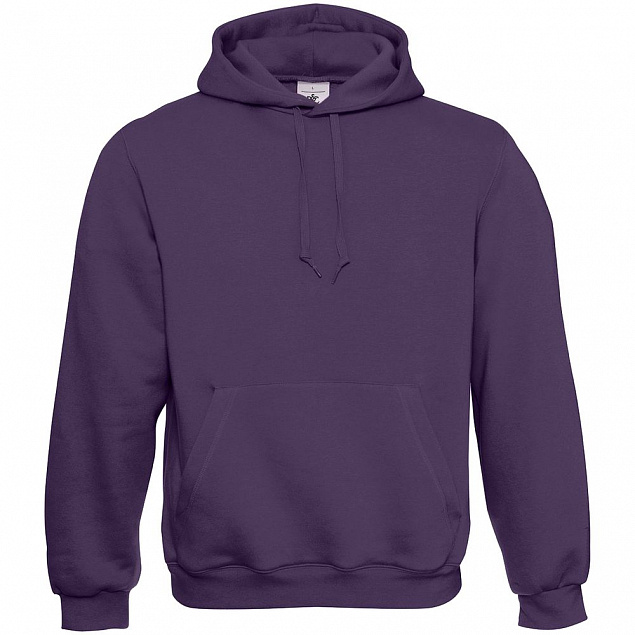 Толстовка Hooded, фиолетовая с логотипом в Астрахани заказать по выгодной цене в кибермаркете AvroraStore