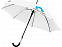 Зонт-трость Arch полуавтомат 23, белый с логотипом в Астрахани заказать по выгодной цене в кибермаркете AvroraStore