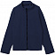 Куртка флисовая унисекс Manakin, темно-синяя с логотипом в Астрахани заказать по выгодной цене в кибермаркете AvroraStore