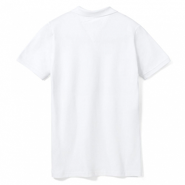 Рубашка поло женская Sunset, белая с логотипом в Астрахани заказать по выгодной цене в кибермаркете AvroraStore
