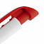Ручка шариковая Favorite, белая с красным с логотипом в Астрахани заказать по выгодной цене в кибермаркете AvroraStore
