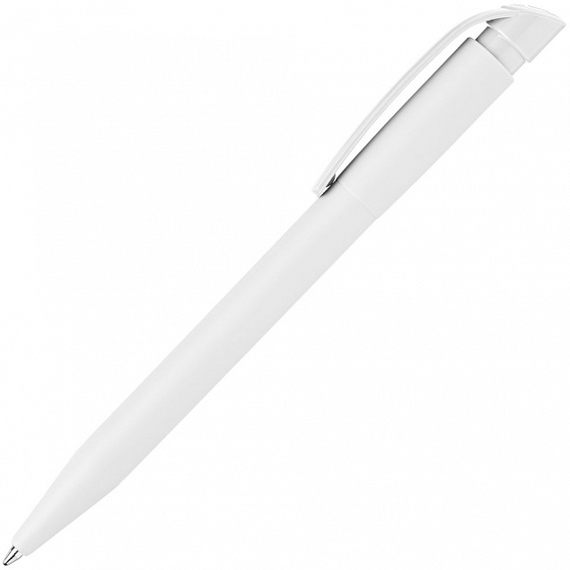 Ручка шариковая S45 ST, белая с логотипом в Астрахани заказать по выгодной цене в кибермаркете AvroraStore