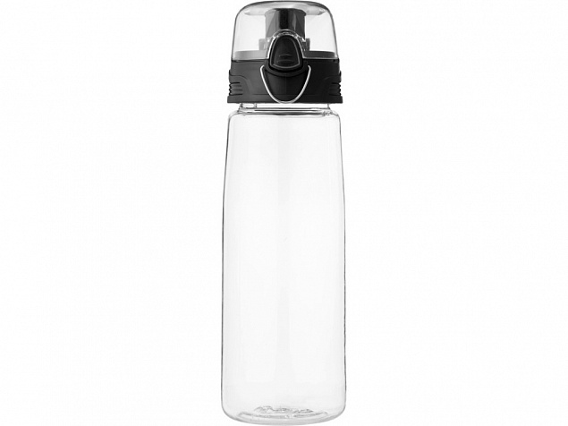 Бутылка спортивная Capri, прозрачный с логотипом в Астрахани заказать по выгодной цене в кибермаркете AvroraStore