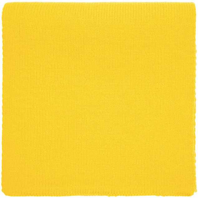 Шарф Urban Flow, желтый с логотипом в Астрахани заказать по выгодной цене в кибермаркете AvroraStore