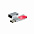 Флешка "Moon" 16 Гб c подсветкой - Красный PP с логотипом в Астрахани заказать по выгодной цене в кибермаркете AvroraStore