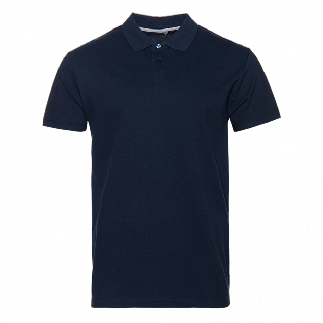Рубашка поло унисекс хлопок 100%, 185, 04B Темно-синий с логотипом в Астрахани заказать по выгодной цене в кибермаркете AvroraStore