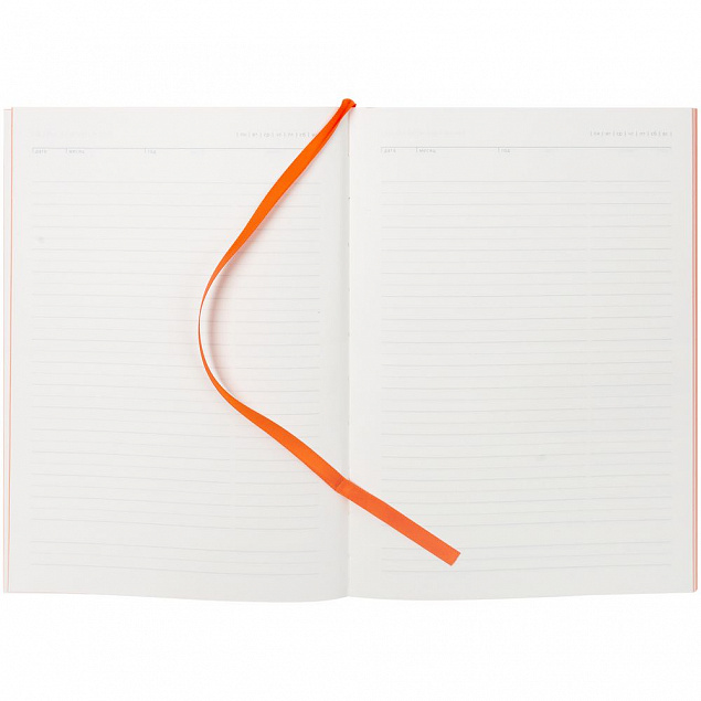 Ежедневник Kroom, недатированный, оранжевый с логотипом в Астрахани заказать по выгодной цене в кибермаркете AvroraStore