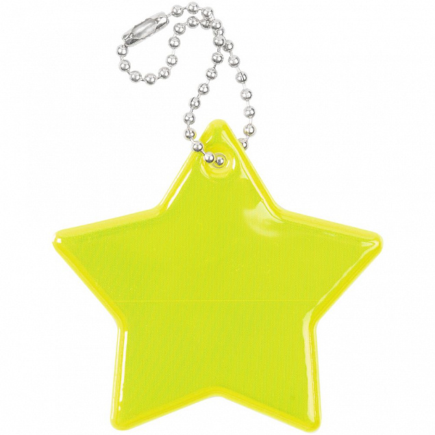 Светоотражатель Spare Care, звезда, желтый неон с логотипом в Астрахани заказать по выгодной цене в кибермаркете AvroraStore
