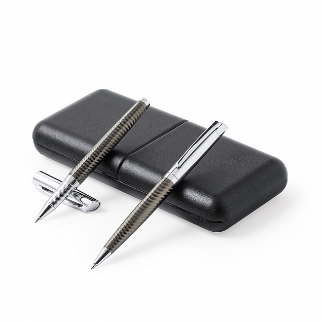 Набор Hugo Boss (шариковая ручка, брелок для ключей и динамик) с логотипом в Астрахани заказать по выгодной цене в кибермаркете AvroraStore