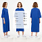 Платье D2, синее с логотипом в Астрахани заказать по выгодной цене в кибермаркете AvroraStore