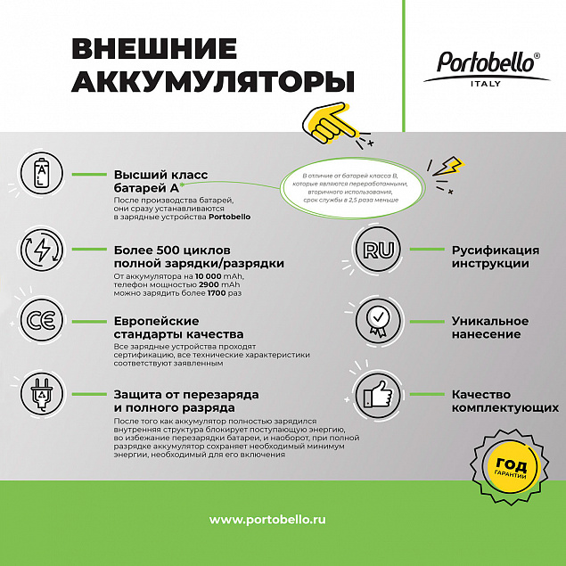 Внешний аккумулятор, Fondo, 5000 mAh, черный с логотипом в Астрахани заказать по выгодной цене в кибермаркете AvroraStore