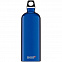 Бутылка для воды Traveller 1000, синяя с логотипом в Астрахани заказать по выгодной цене в кибермаркете AvroraStore