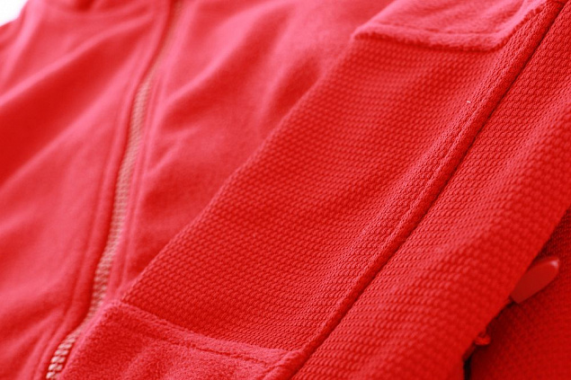 Куртка флисовая женская SARASOTA, красная с логотипом в Астрахани заказать по выгодной цене в кибермаркете AvroraStore