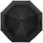 Зонт складной с защитой от УФ-лучей Sunbrella, черный с логотипом в Астрахани заказать по выгодной цене в кибермаркете AvroraStore