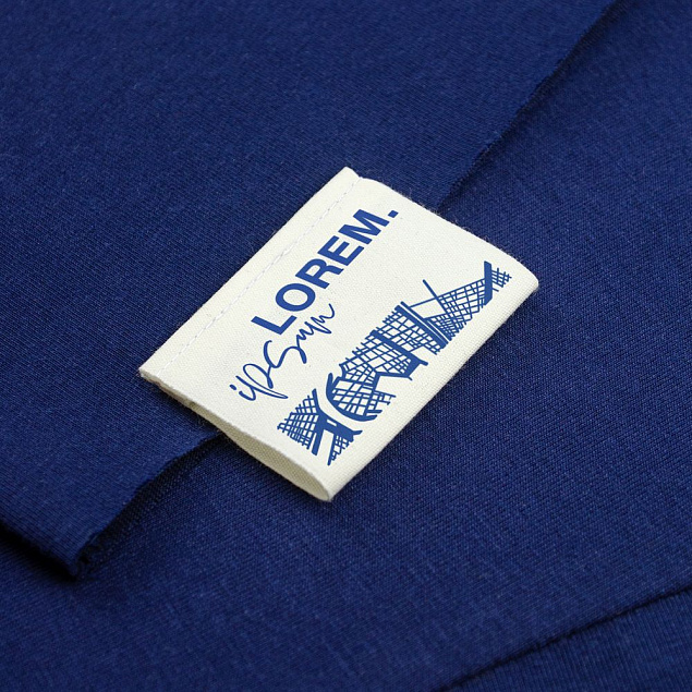 Лейбл хлопковый Doni, XL, беленый с логотипом в Астрахани заказать по выгодной цене в кибермаркете AvroraStore