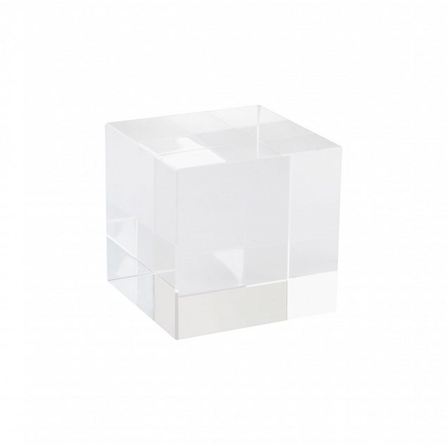 Награда Tampa - стеклянный куб с логотипом в Астрахани заказать по выгодной цене в кибермаркете AvroraStore