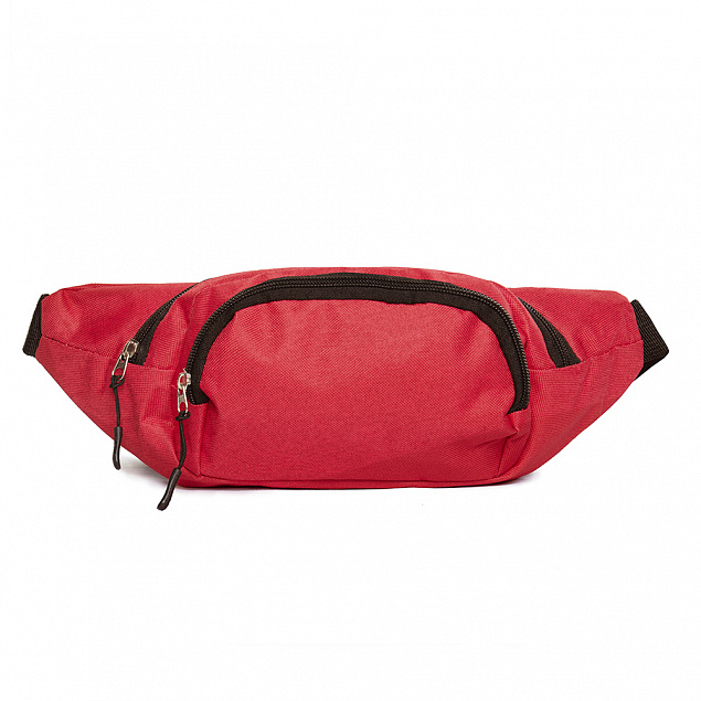 Рюкзаки и сумки Сумка поясная STAN таффета 168D, 125 Красный меланж с логотипом в Астрахани заказать по выгодной цене в кибермаркете AvroraStore