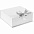 Коробка на лентах Tie Up, малая, белая с логотипом в Астрахани заказать по выгодной цене в кибермаркете AvroraStore