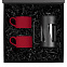 Набор для чая на 2 персоны Best Morning, красный с логотипом в Астрахани заказать по выгодной цене в кибермаркете AvroraStore