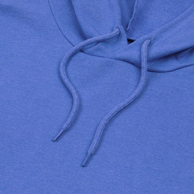 Толстовка с капюшоном унисекс Hoodie, ярко-синий меланж с логотипом в Астрахани заказать по выгодной цене в кибермаркете AvroraStore