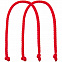 Ручки Corda для пакета L, ярко-красные (алые) с логотипом в Астрахани заказать по выгодной цене в кибермаркете AvroraStore