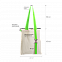 Шоппер Superbag с ремувкой 4sb (неокрашенный с салатовым) с логотипом в Астрахани заказать по выгодной цене в кибермаркете AvroraStore
