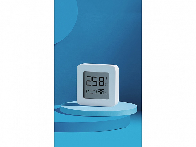 Датчик температуры и влажности «Mi Temperature and Humidity Monitor 2» с логотипом в Астрахани заказать по выгодной цене в кибермаркете AvroraStore