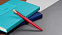 Ручка шариковая "Matt" из переработанного алюминия и пластика, с кнопкой из бамбука с логотипом в Астрахани заказать по выгодной цене в кибермаркете AvroraStore