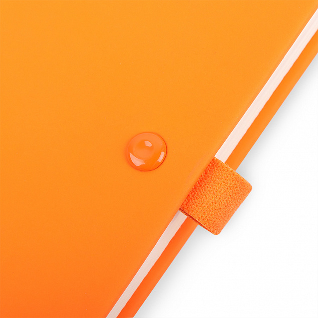 Бизнес-блокнот А5 FLIPPY, оранжевый, твердая обложка, в линейку с логотипом в Астрахани заказать по выгодной цене в кибермаркете AvroraStore