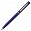 Ручка шариковая Euro Chrome, синяя с логотипом в Астрахани заказать по выгодной цене в кибермаркете AvroraStore