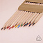 Набор цветных карандашей KINDERLINE middlel,12 цветов, дерево, картон с логотипом в Астрахани заказать по выгодной цене в кибермаркете AvroraStore