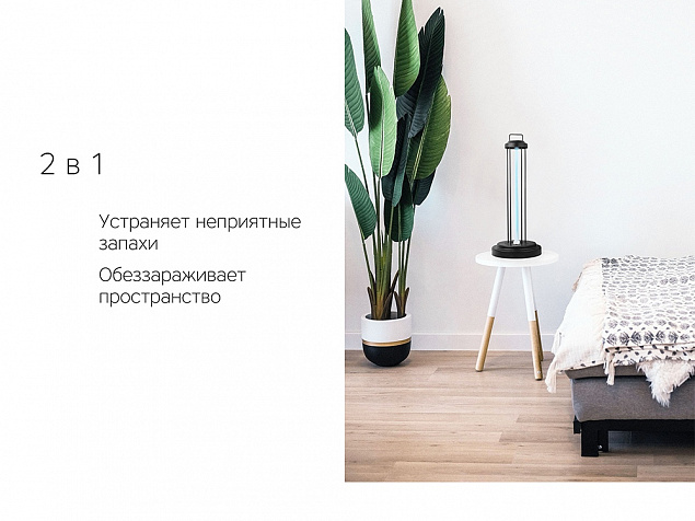Лампа бактерицидная ультрафиолетовая Sterilizer Z2 с логотипом в Астрахани заказать по выгодной цене в кибермаркете AvroraStore