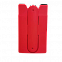 Держатель карт на телефоне Skat, красный с логотипом в Астрахани заказать по выгодной цене в кибермаркете AvroraStore