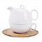 Набор  "Мила": чайник и чайная пара с логотипом в Астрахани заказать по выгодной цене в кибермаркете AvroraStore